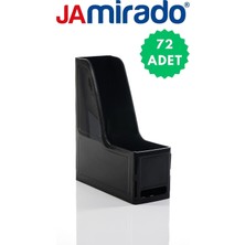 Tr Mg 101 A4 Plastik Dikey Magazinlik Klasör, Siyah, 72'li