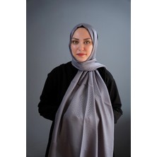Kroren Füme Çizgi Desenli Şal 2159