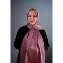 Kroren Gül Kurusu Çizgi Desenli Şal 2154