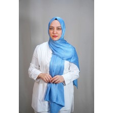 Kroren Kot Mavisi Jakarlı Şal - 2109