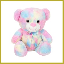 Bezos Gökkuşağı Renkli Peluş Ayı 45 cm Bcks