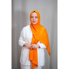 Kroren Orange Jakarlı Şal - 2107