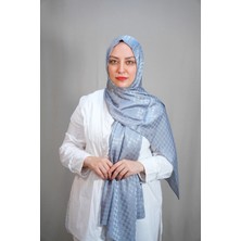 Kroren Gri Desenli Kadın Şal - 2102