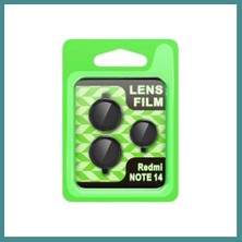 Bezos Note 14 5g Raze Metal Kamera Lens - Siyah Mac