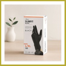 Bezos Nitril Muayene Eldiveni Siyah Xl Pudrasız 100'LÜ Bcks