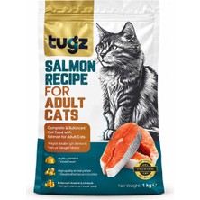 Tugz Somonlu Yetişkin Kedi Maması- 1kg