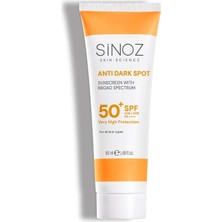 Die Grup Tr SPF50+ Leke Karşıtı Yüksek Koruyucu Yüz Güneş Kremi Tüm Ciltler Için 50 ml