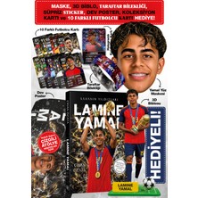 Parodi Yayınları Lamine Yamal Futbolcu Kitabı Hediyeli Set - 3D Biblo, Maske, Bileklik, Dev Poster, 10 Kart, ve Sticker Hediyeli