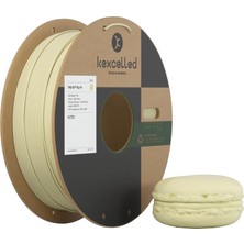 Str Store Mat Pla Filament 1,75 mm +/- 0,03 Mm, Makaron Pla Rulo, 3D Yazıcı Filament, Mat Yüzey, 1 kg (2,2 Lb) Karton Makara, Kaz Sarısı