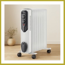 Bezos 11 Dilimli Yağlı Radyatör Isıtıcı 2500W Ayarlı Termostat Bcks