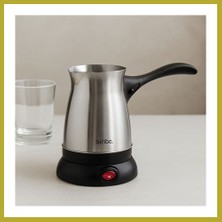 Bezos Elektrikli Cezve Türk Kahvesi 500 ml 6 Fincan Çelik Bcks