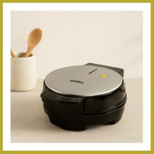 Bezos Waffle Makinesi (4'lü, Yapışmaz Döküm, Paslanmaz Üst) Bcks