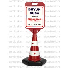 Durak Reklam Büyük Boy Reklam Dubası Uzun Reklam Dubası Kırmızı