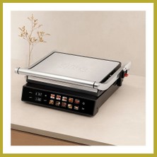 Bezos Izgara ve Tost Makinesi 4 Dilim 2000W Yapışmaz Dokunmatik Bcks