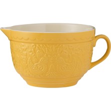 MUJGAN Mason Cash Home To Roost Batter Bowl | Saplı 2.3l Taş Karıştırma Kasesi, Dökme Dudak ve Kabartmalı Tavuk ve Horoz Tasarımı | Hamurlar, Yumurtalar ve Kek Karışımları Için Klasik Bakeware