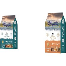 MUJGAN Mystic Kuzulu&pirinçli Yetişkin Köpek Maması, 15 kg & Mystic Somonlu Yetişkin Köpek Maması, 15 kg