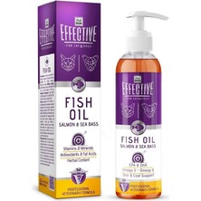 Delibon Effective Kedi ve Köpek Takviye Ürünleri Somon Yağı 250ML