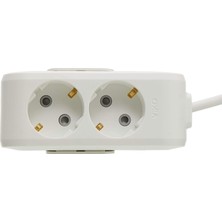 MUJGAN Viko Multi-Let 2li Topraklı Kablolu Ç.k 1mt Priz
