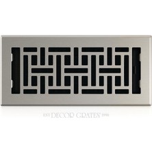 MUJGAN Decor Grates Oryantal Floor Dizini, Gümüş, AJH410-NKL