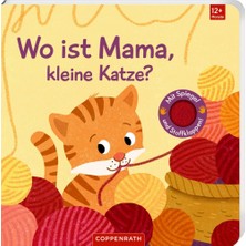 MUJGAN Wo Ist Mama, Kleine Katze?: Mit Kuschelweichen Filzklappen Und Spiegel