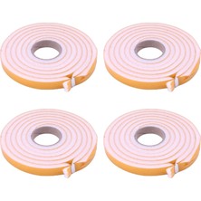 MUJGAN Promosyonca Pencere Sünger Bandı Rüzgar Önleyici Izolasyon Bant, 19MM x 9mm x 2.5mt (4)