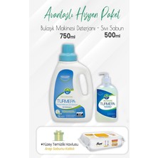 MUJGAN Turmepa Bulaşık Makinesi Deterjanı 750 Ml, Sıvı Sabun 500 ml ve Arap Sabunlu 100'LÜ