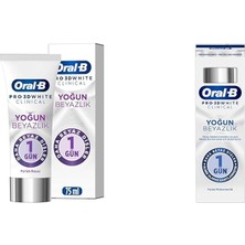 MUJGAN Oral-B 3 Boyutlu Beyazlık Diş Macunu Seti 75 ml x 2 Adet
