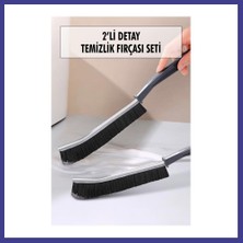 Bezos 2 Li Çok Amaçlı Temizlik Fırçası & Derz Fırçası & Mutfak Banyo Temizlik Fırçası Mrl