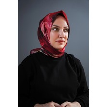 Miss İpek Miss Ipek Kırmızı Bordo Desenli Eşarp - 2140
