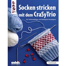MUJGAN Socken Stricken Mit Dem Crasytrio (Kreativ.kompakt.): Für Sockenanfänger Und Nadelspiel-Verweigerer