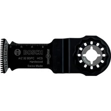MUJGAN Bosch Professional Accessories Tauchsaegeblatt (Sert Ahşap Için Çok Işlevli Starlock) Hsc Aiz 32 Bspc