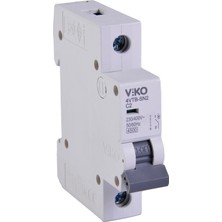 MUJGAN Viko 4VTB-1C02 Otomatik Sigorta 4,5ka C Tipi 1 Kutup 02A