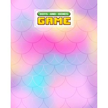 MUJGAN Independently Published Dots And Boxes Game: Mermaid Glitter Scales Cover Dots And Boxes Game, A Classic Strategy Game - Large And Small Playing Squares, 120 Pages, Size 8" x 10" By Doreen Keller
