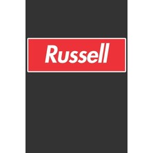 MUJGAN Russell: Russell Planner Calendar Notebook Journal, Personal Named Firstname Or Surname For Someone Called Russell For Christmas Or Birthdays This ... Personolised Custom Name Gift For Russell