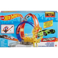 MUJGAN Hot Wheels Enerji Pisti Yarış Seti, Çift Çember ve 1 Hot Wheels Arabası Içerir, 5 Yaş ve Üzeri Için GND92