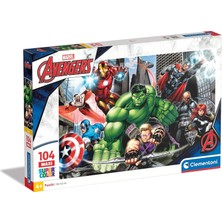 MUJGAN Clementoni - 104 Maxi Parça Puzzle - Avengers
