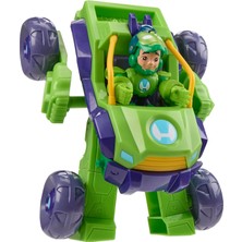 MUJGAN Marvel Iron Man ve Muhteşem Arkadaşları Iron Hulk 2'si 1 Arada Mekanik Zırh ve Araç, Aksiyon Figürü ve Oyuncak Araç Seti