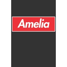 MUJGAN Amelia: Amelia Planner Calendar Notebook Journal, Personal Named Firstname Or Surname For Someone Called Amelia For Christmas Or Birthdays This Makes ... Personolised Custom Name Gift For Amelia