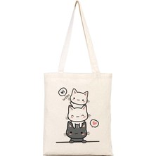 MUJGAN Kitty Kedi Bez Çanta