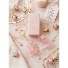 Glowilla Çanta Charmı ve Anahtarlıklı Sevimli Tavşan Figürlü Lip Gloss - Dudak Parlatıcısı