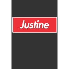 MUJGAN Justine: Justine Planner Calendar Notebook Journal, Personal Named Firstname Or Surname For Someone Called Justine For Christmas Or Birthdays This ... Personolised Custom Name Gift For Justine