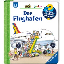 MUJGAN Wieso? Weshalb? Warum? Junior, Band 3 - Der Flughafen (Sachbuch Ab 2 Jahre - Mit Klappen) (Junior, 3)