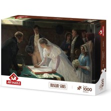 MUJGAN Art Puzzle Evlilik Imzası 1000 Parça Puzzle