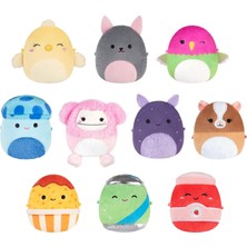 MUJGAN Squishmallows Orijinal Micromallows Peluş 10'lu Paket