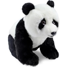 MUJGAN Animals Of The World Floppy Panda Peluş Oyuncak, 38CM