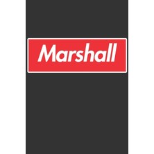 MUJGAN Marshall: Marshall Planner Calendar Notebook Journal, Personal Named Firstname Or Surname For Someone Called Marshall For Christmas Or Birthdays This ... Personolised Custom Name Gift For Marshall