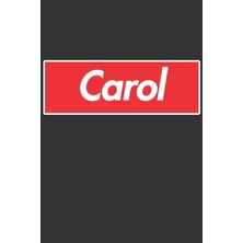 MUJGAN Carol: Carol Planner Calendar Notebook Journal, Personal Named Firstname Or Surname For Someone Called Carol For Christmas Or Birthdays This Makes The Perfect Personolised Custom Name Gift For Carol