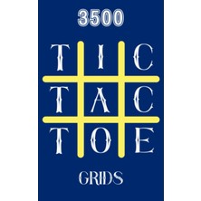 MUJGAN Independently Published 3500 Tic-Tac-Toe Grids: Travel Size 400+ Pages Ideal For Kids And Adults (Noughts And Crosses) Game Pages