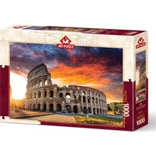 MUJGAN Art Puzzle Colosseum'da Gün Batımı 1000 Parça Puzzle
