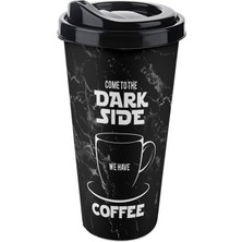 MUJGAN Kullan At Market Büyük Boy Kapaklı Kahve Bardağı 650ML-22OZ 1 Adet